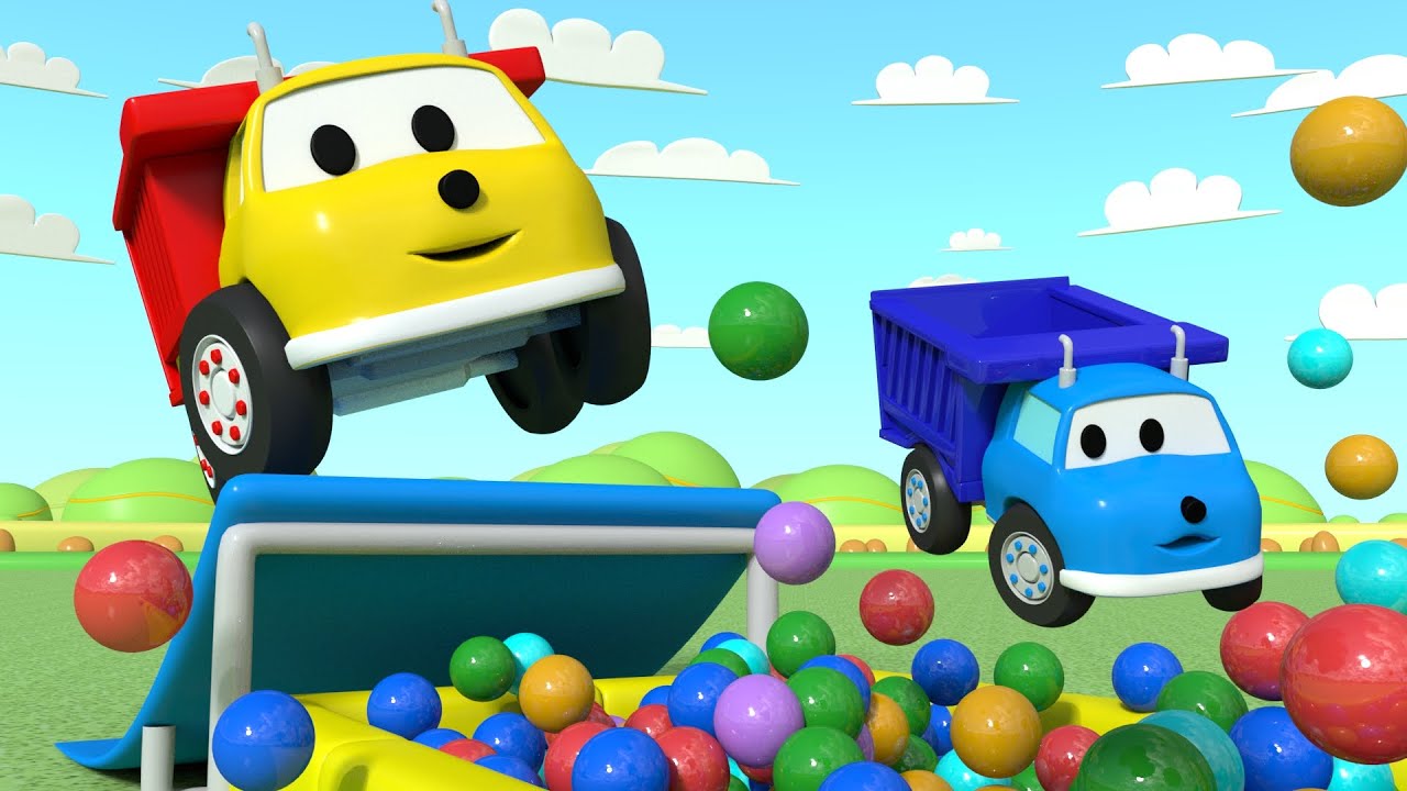 Ethan und kleiner Ethan machen Kunststücke - Lerne mit Ethan der Kipplaster 🚚 Lehrreiche Cartoons