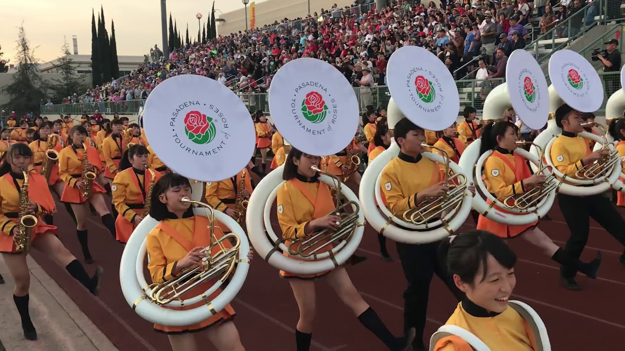 Rose Parade 2018 京都橘高校 Kyoto Tachibana High School Green Band  B Ver.