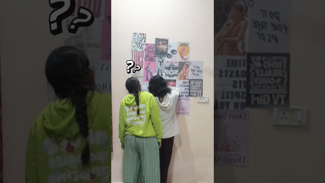 chaos wall decoration Vlog ♡| moments with siso🌼