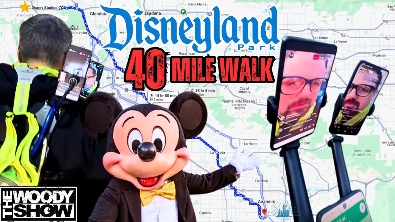 Can Menace Walk 40 MILES to Disneyland?!