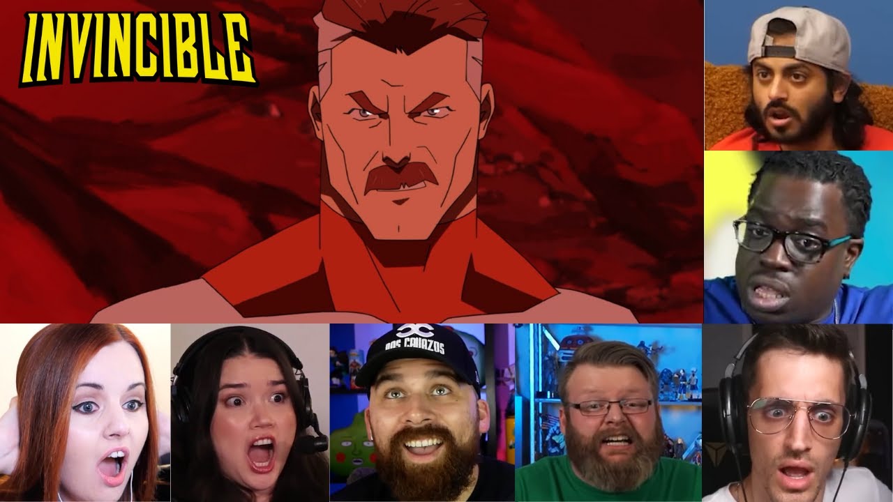 Reactors Reaction to the Omni-man Destroys An ENTIRE Planet  | Invincible S1E2 (2021)