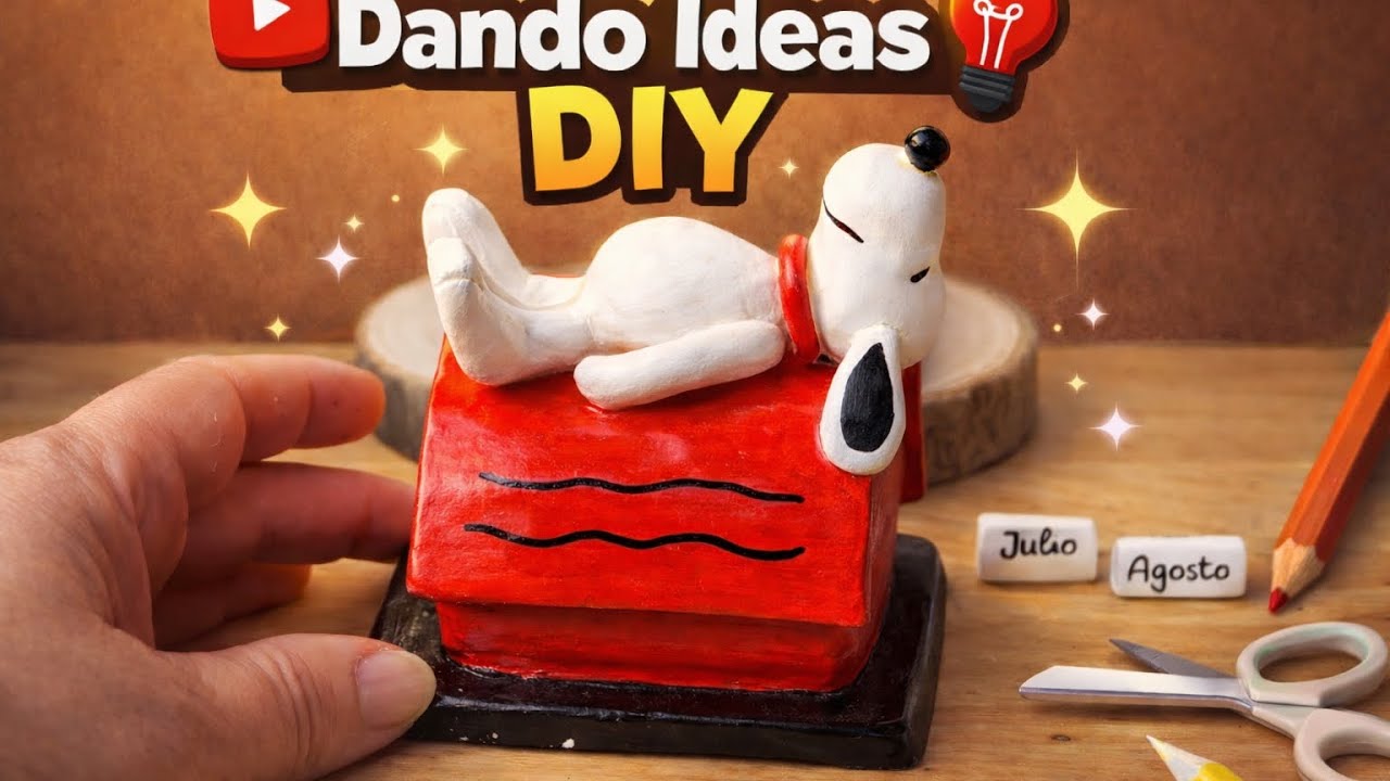 Calendario perpetuo de Snoopy/MANUALIDADES/DIY/CRAFTS