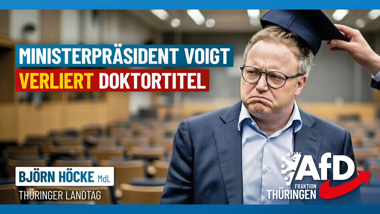 Mario Voigt hat plagiiert — was bedeutet das für Thüringen?