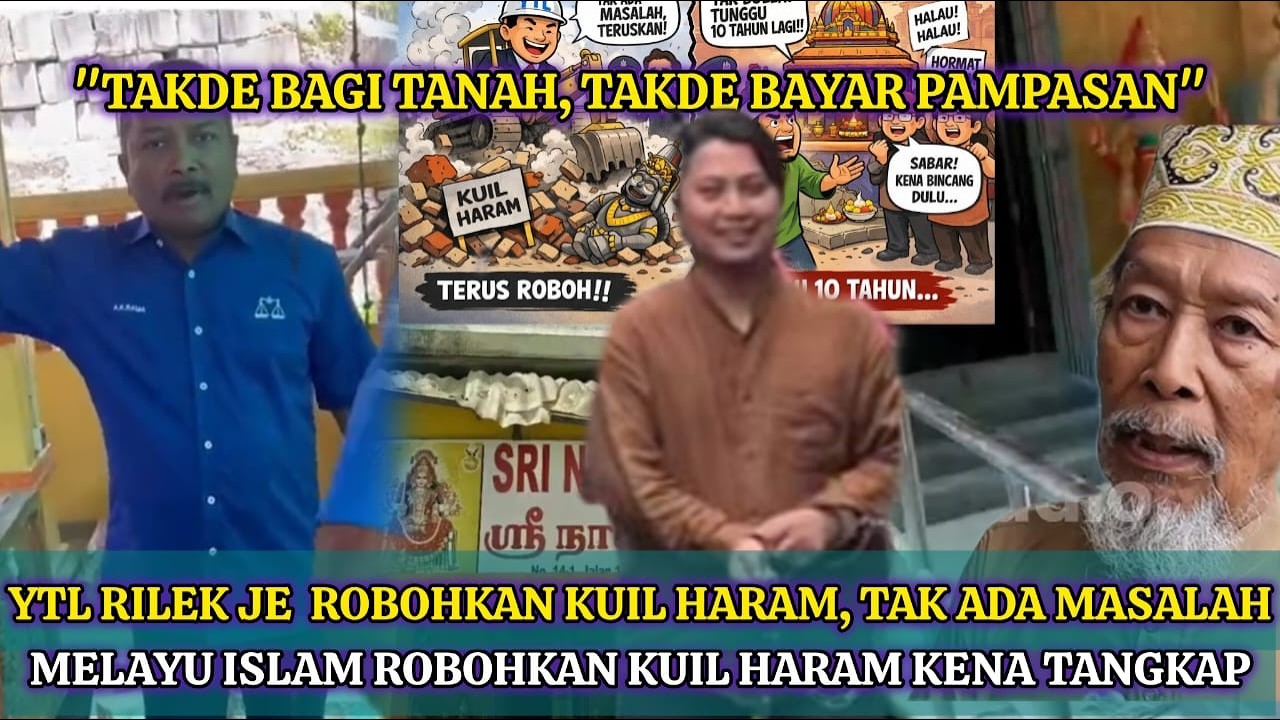 KES SYARIKAT YTL ROBOH KUIL DI SENTUL TULAR SEMULA,RAMAI PERSOAL KENAPA PEMILIK TNAH TIDAK DIT4NGKAP