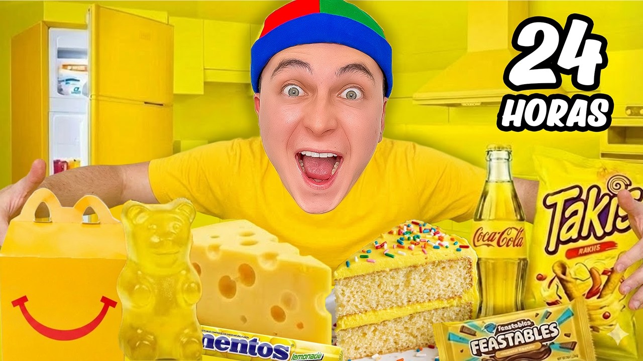 24 HORAS COMIENDO SOLO AMARILLO