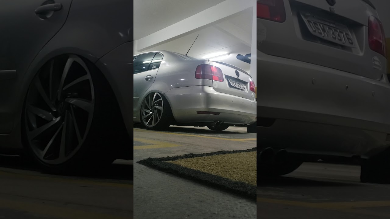 Polo sedan sem catalisador e sem abafador com ponteira dupla