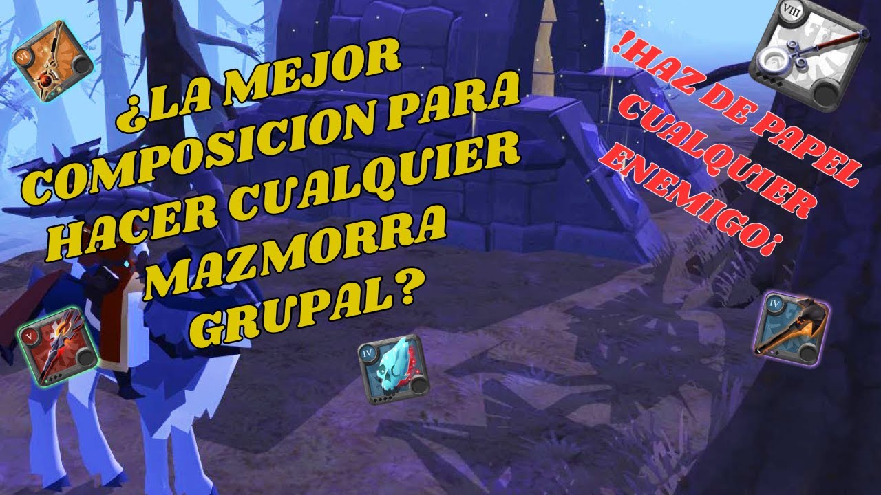 LA MEJOR COMPOSICION PARA SER MAZMORRAS GRUPALES EN CUALQUIER ZONA ALBION ONLINE