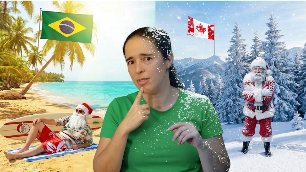 O NATAL É IGUAL AQUI NO CANADÁ? 🌞🎄🍁🎅☃️ (e outras perguntas)