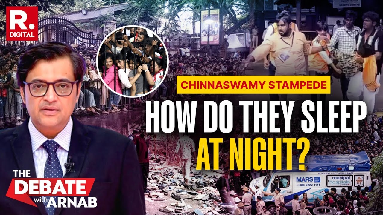 Arnab Calls Out The Insensitivity Of RCB, Organisers & Kohli After The Stampede Deaths | Full Clip