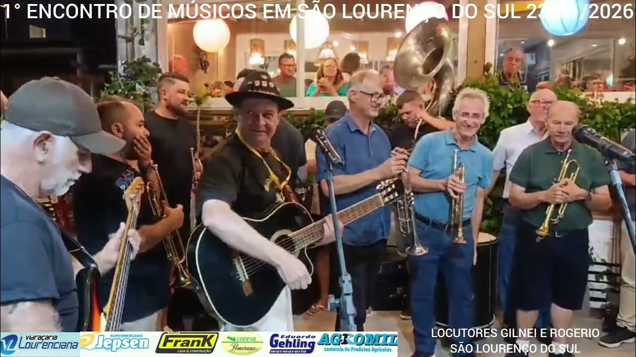 Encontro dos músicos em São Lourenço Do Sul 