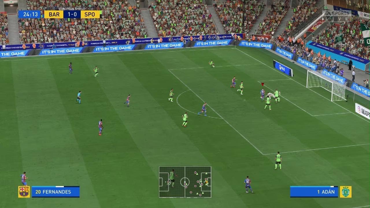 FIFA 22 - Barcelona 7-0 Sporting Lisbon