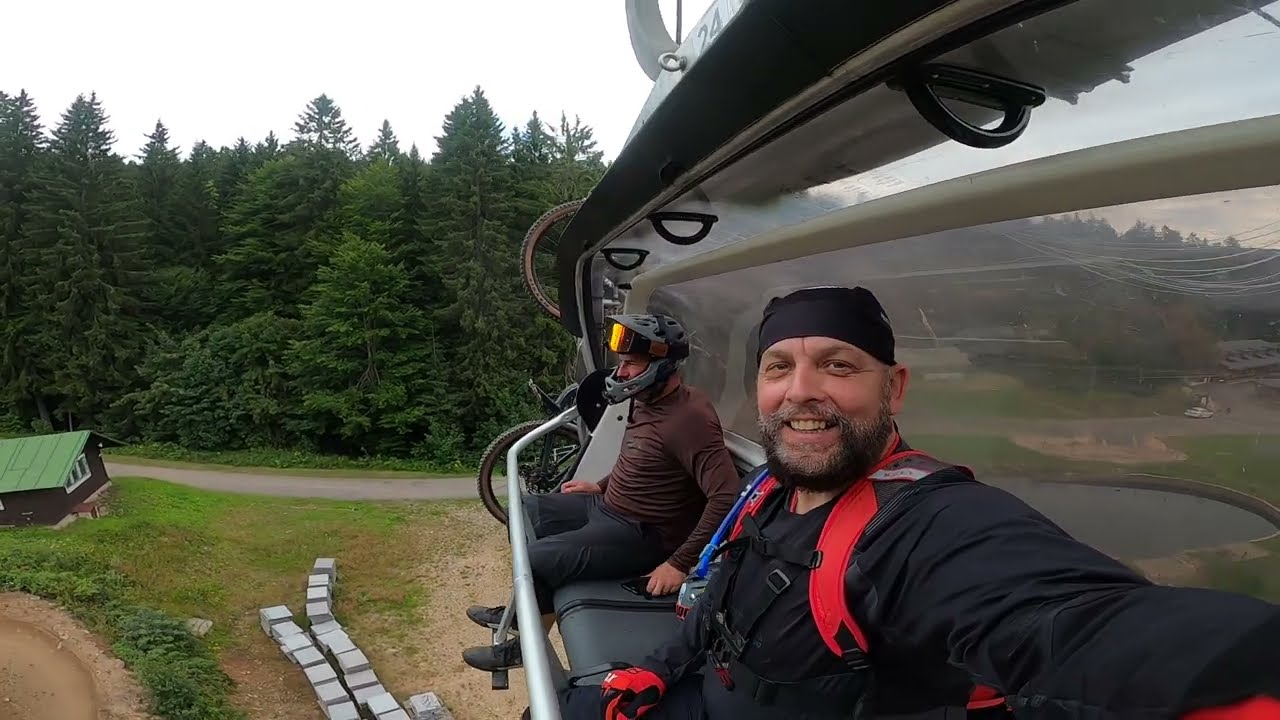 Říčky s Petrem modrý,červený,černý trail