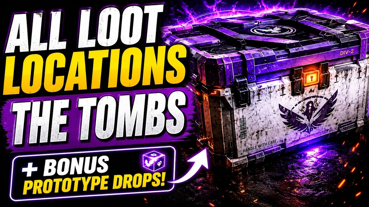 The Tombs ALL Loot Containers Guide (Bonus Prototype Drops) | The Division 2