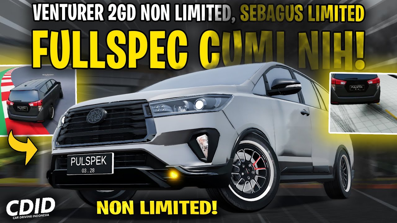 MOBIL DIESEL INNOVA VENTURER FULLSPEC CUMI DI CDID ! PERSIS LIMITED - Car Driving Indonesia Roblox