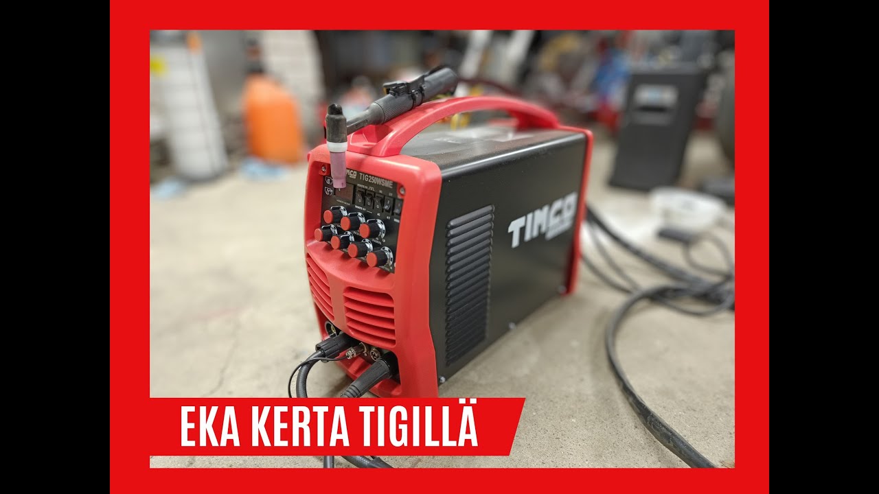 Hitsataan alumiinia Timcon TIGillä ensimmäistä kertaa
