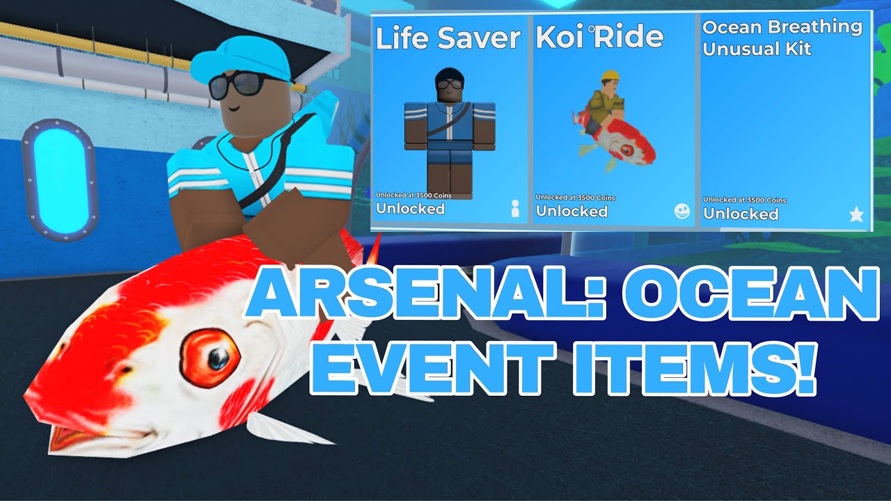 ARSENAL SUMMER EVENT SHOWCASE! OCEAN UPDATE! | ROBLOX