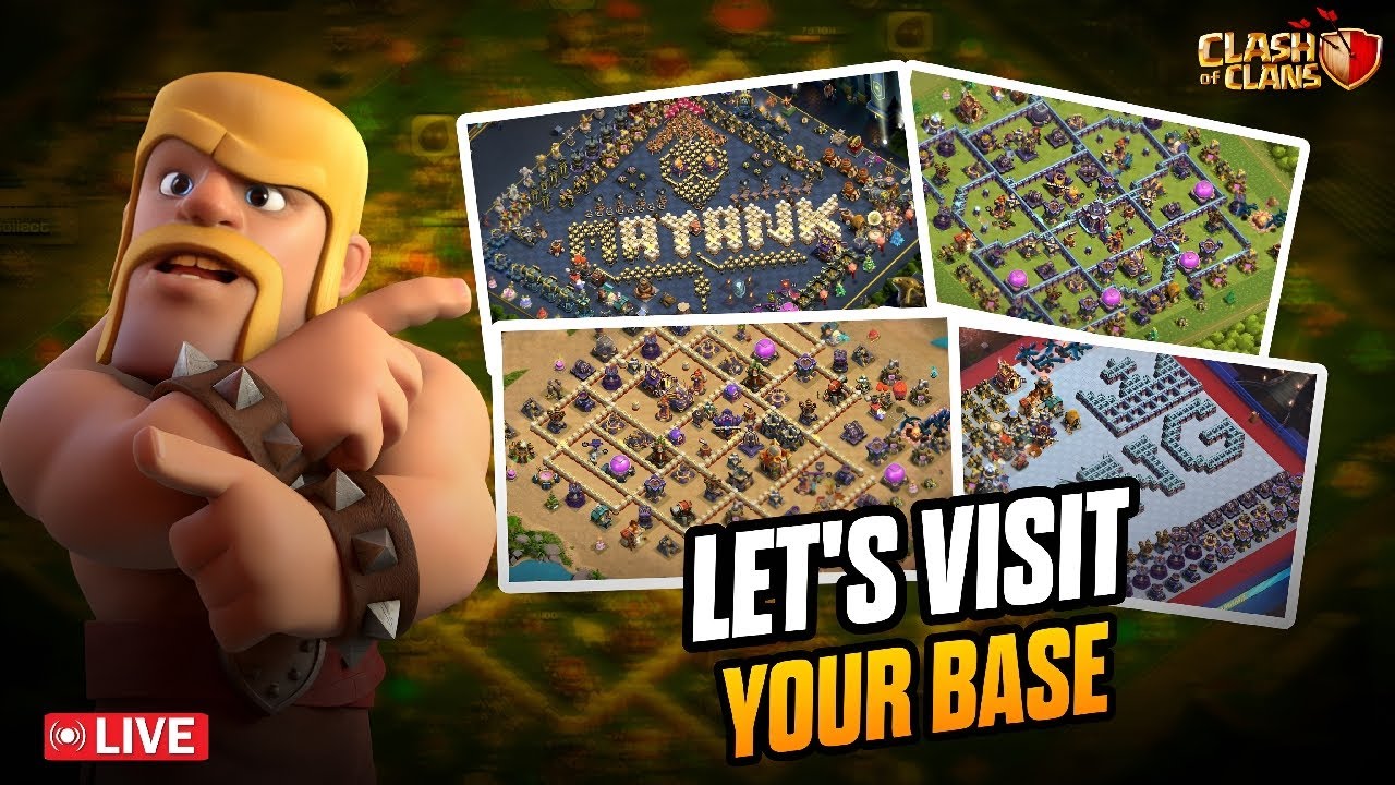 LET'S VISIT YOUR BASE AFTER AN ATTACK & COMPLETE OUR LEAGUE ATTACKS BEFORE MONDAY ( CLASH OF CLANS)