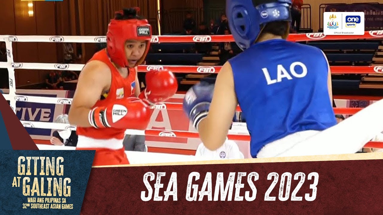 Nesthy Petecio vs. Minavanh Oupaxa women's 57kg boxing highlights | 2023 Cambodia SEA Games
