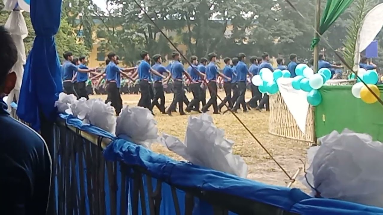 St.xavier.school harmutty .annual sports day .mach pas .blue house