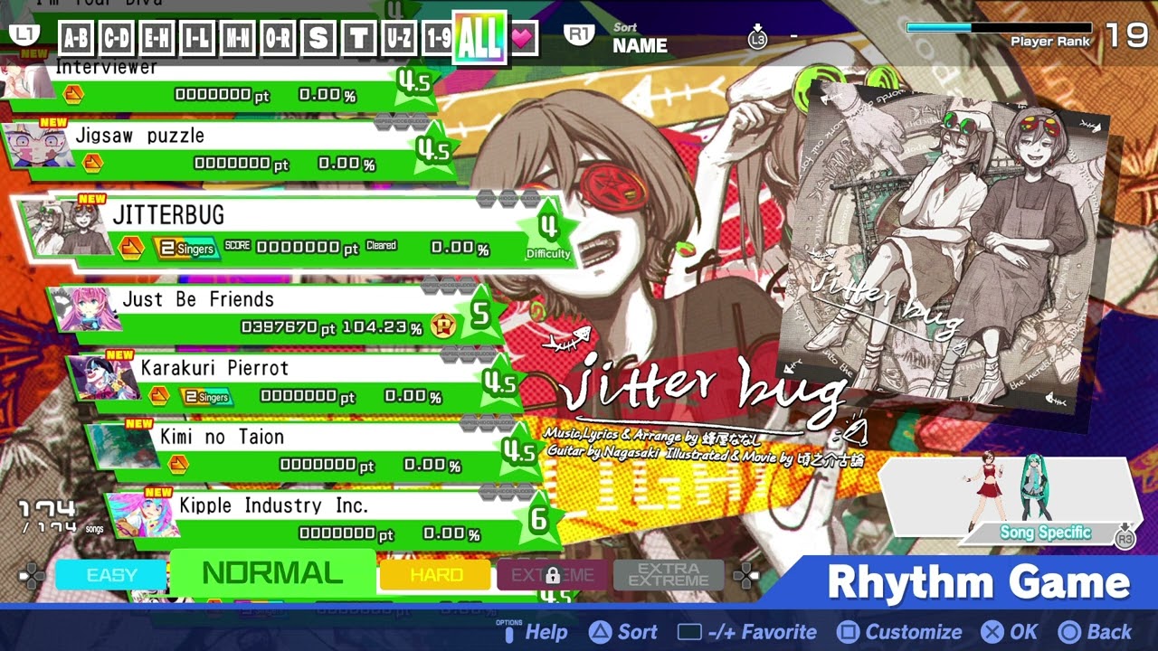 Hatsune Miku Project DIVA Mega Mix+ All songs (no dlc)