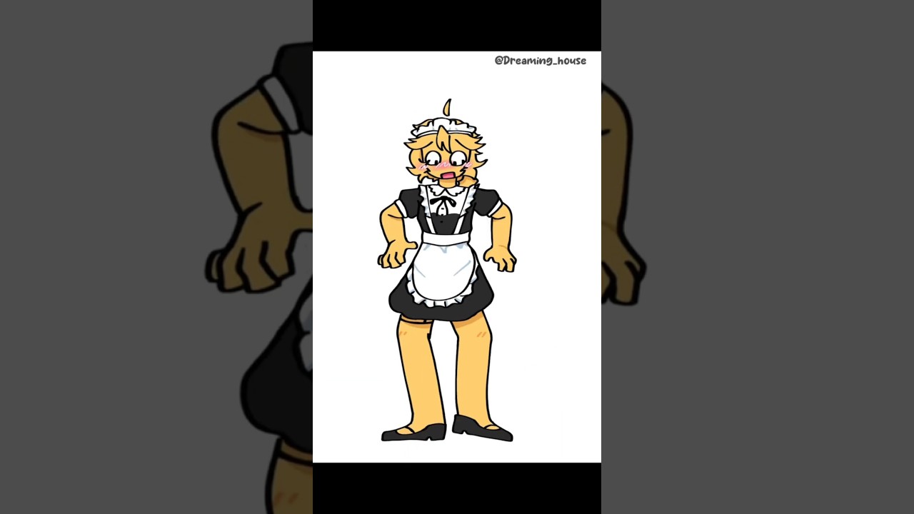 Maid Elliot?! ( ͡&deg; ͜ʖ ͡&deg;) #forsaken #elliot #digitalcircus