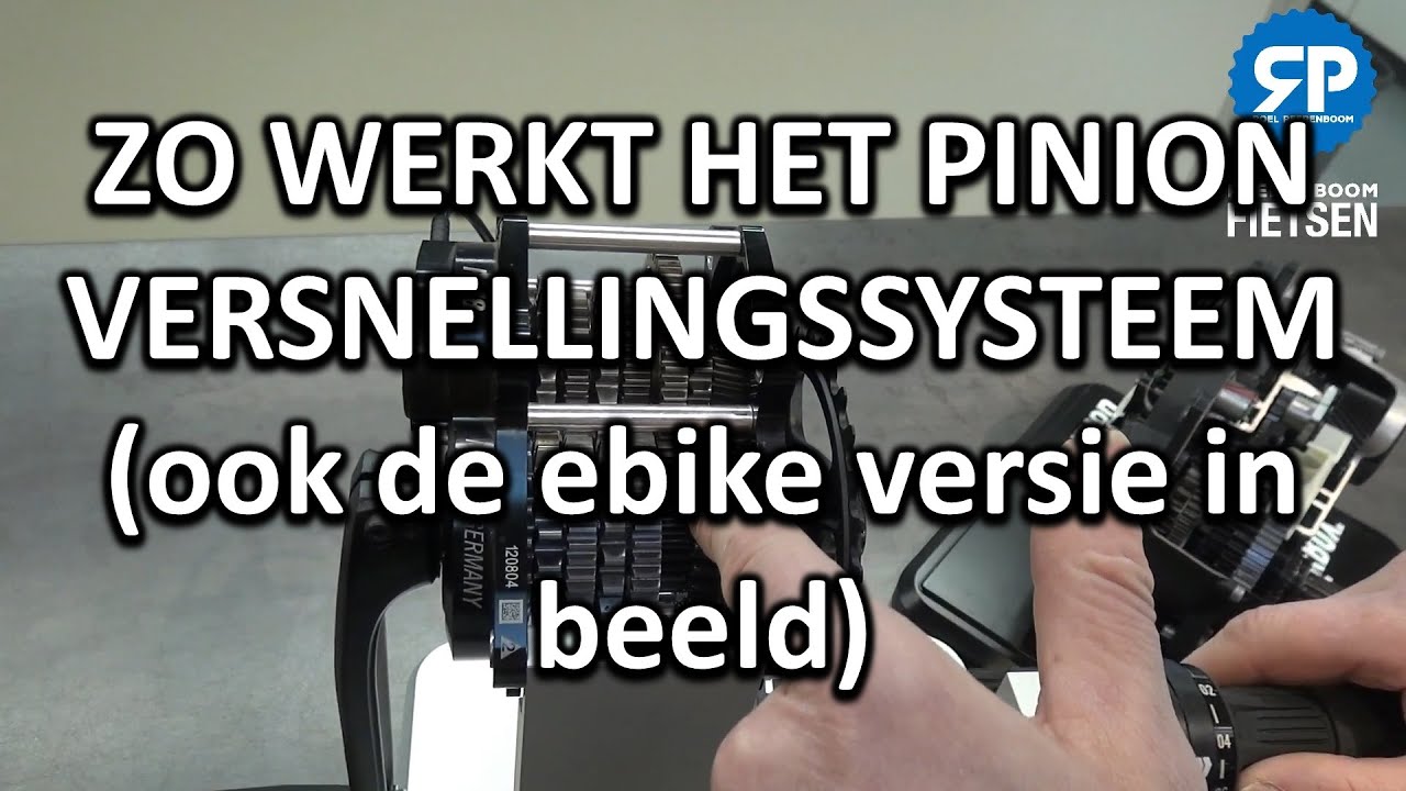ZO WERKT HET PINION VERSNELLINGSSYSTEEM (ook de ebike variant in beeld)