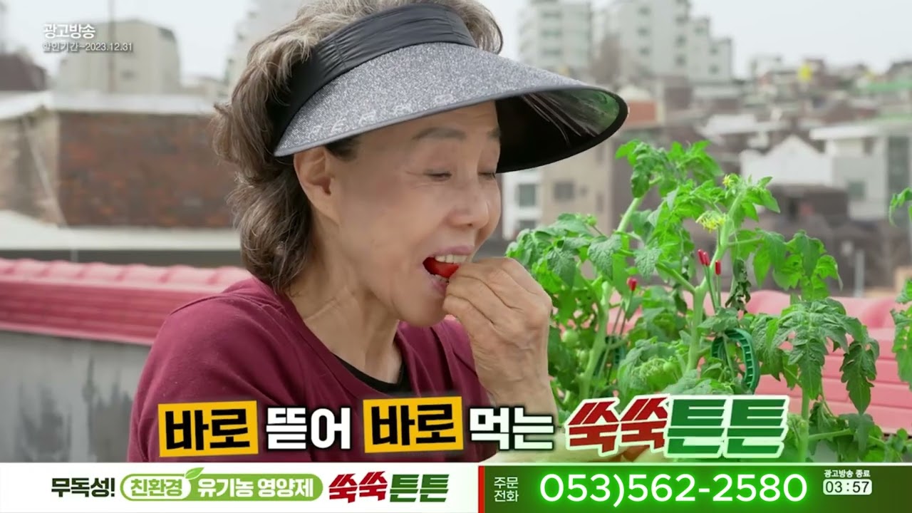 쑥쑥튼튼 홈쇼핑광고 주문전화 053-562-2580