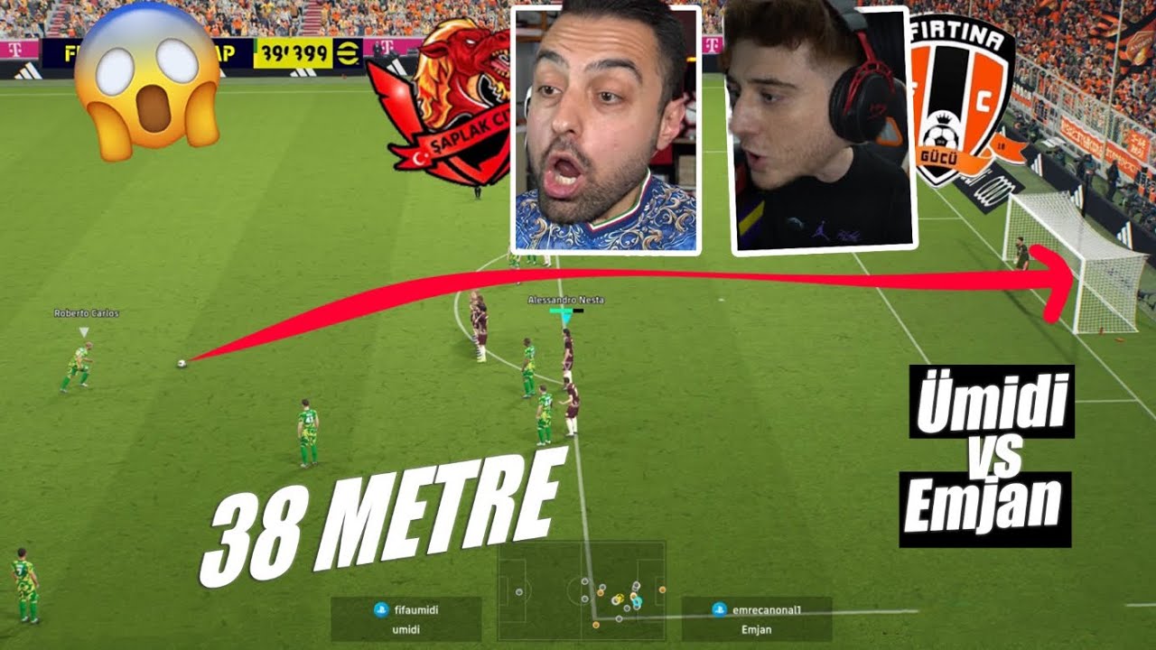 ROBERTO CARLOS 38 METRE FRİKİK GOL ! CEZALI GOL.. EL Pesico 2025 ! Ümidi vs Emjan !