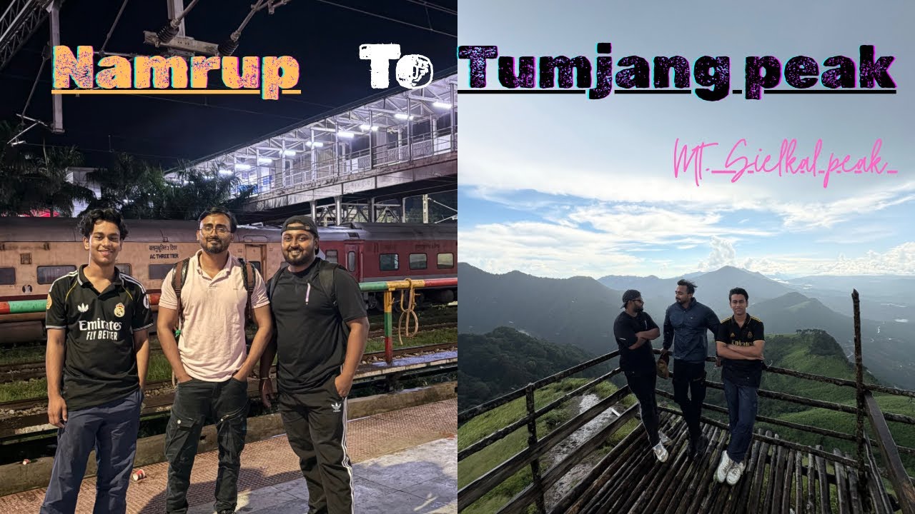 Namrup to Tumjang peak|| My First Train journey vlog #tumjang #mountainswiev #train #trainjourney 