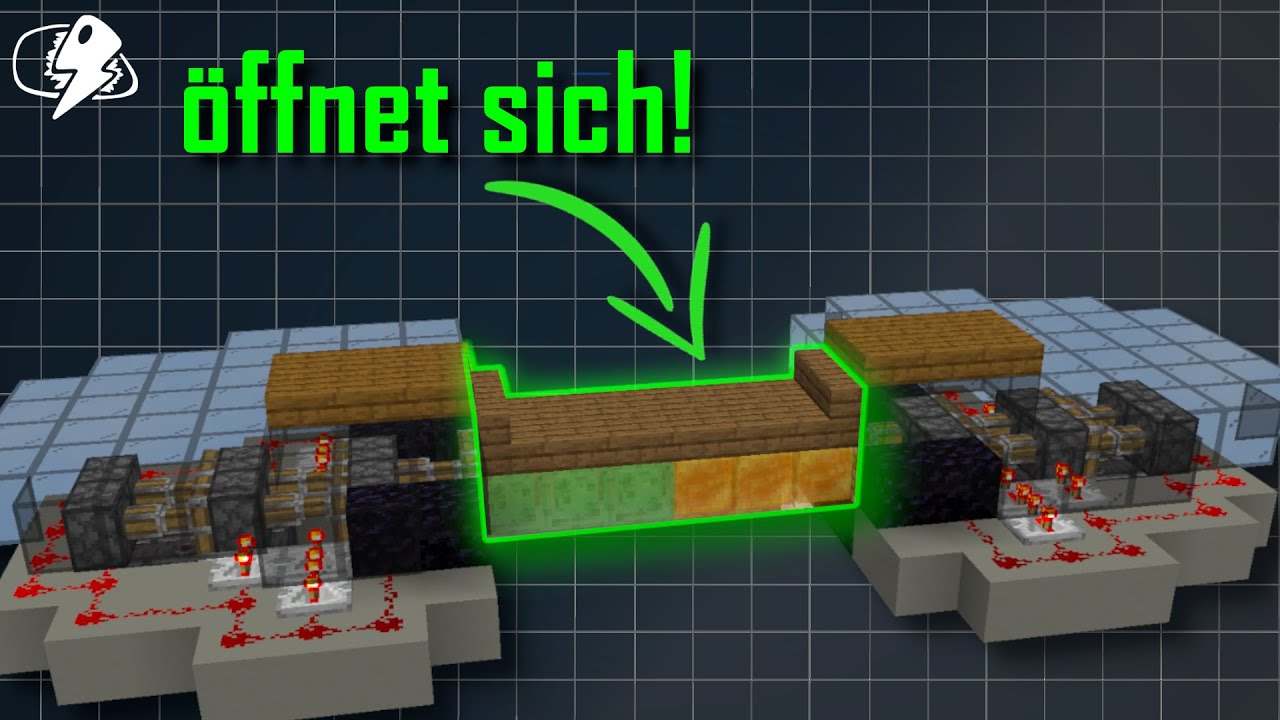 Funktionierende ZUGBRÜCKE in Minecraft Bedrock [EASY TUTORIAL]