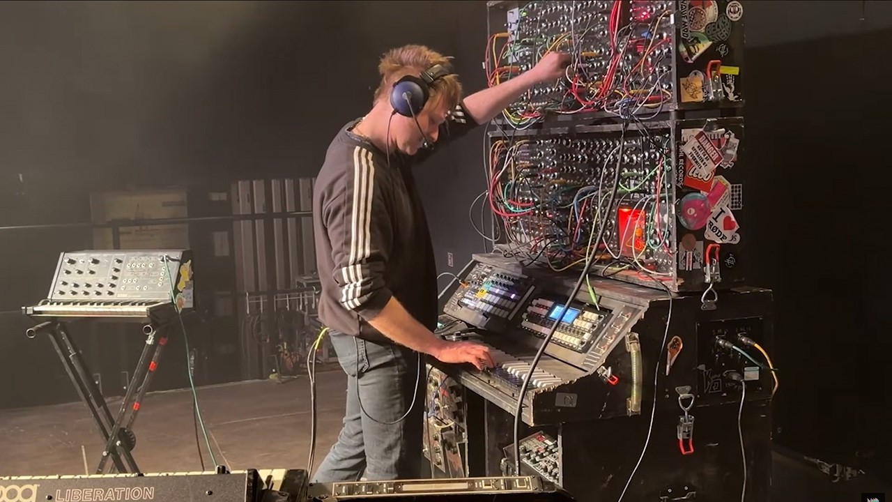 Someone In The Crowd Requested Gorillas Feel Good Inc On Modular Synth haha