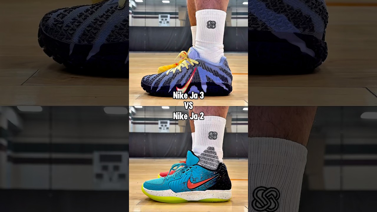 Nike Ja 3 vs Nike Ja 2 ⚡ bounce vs quickness #nike365 #nike #ja3 #ja2 #sneakrtweakr