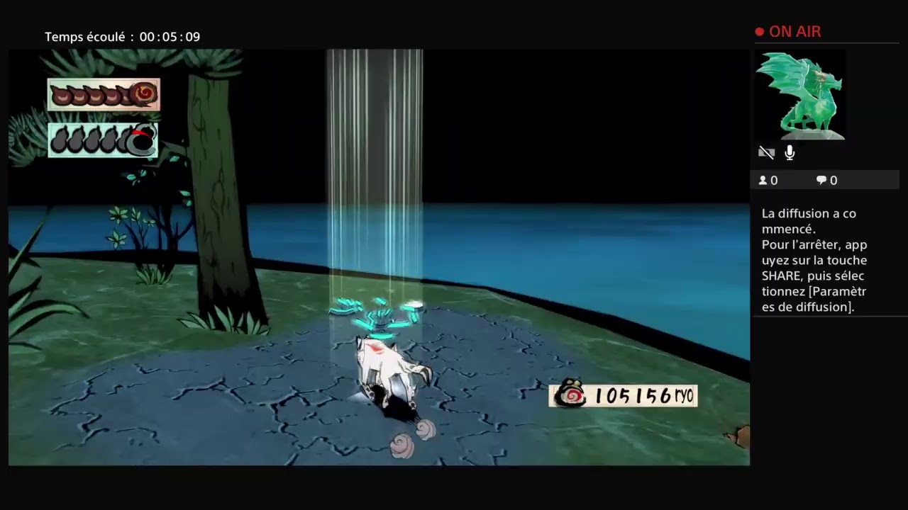 Avan&ccedil;ons dans l'histoire okami HD