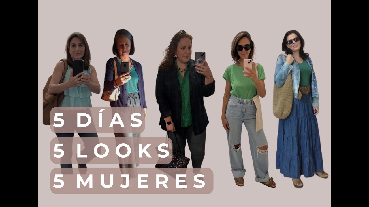 5 looks, 5 días, 5 mujeres | Cómo crear looks adaptados a tu estilo con el método BATCH DRESSING™