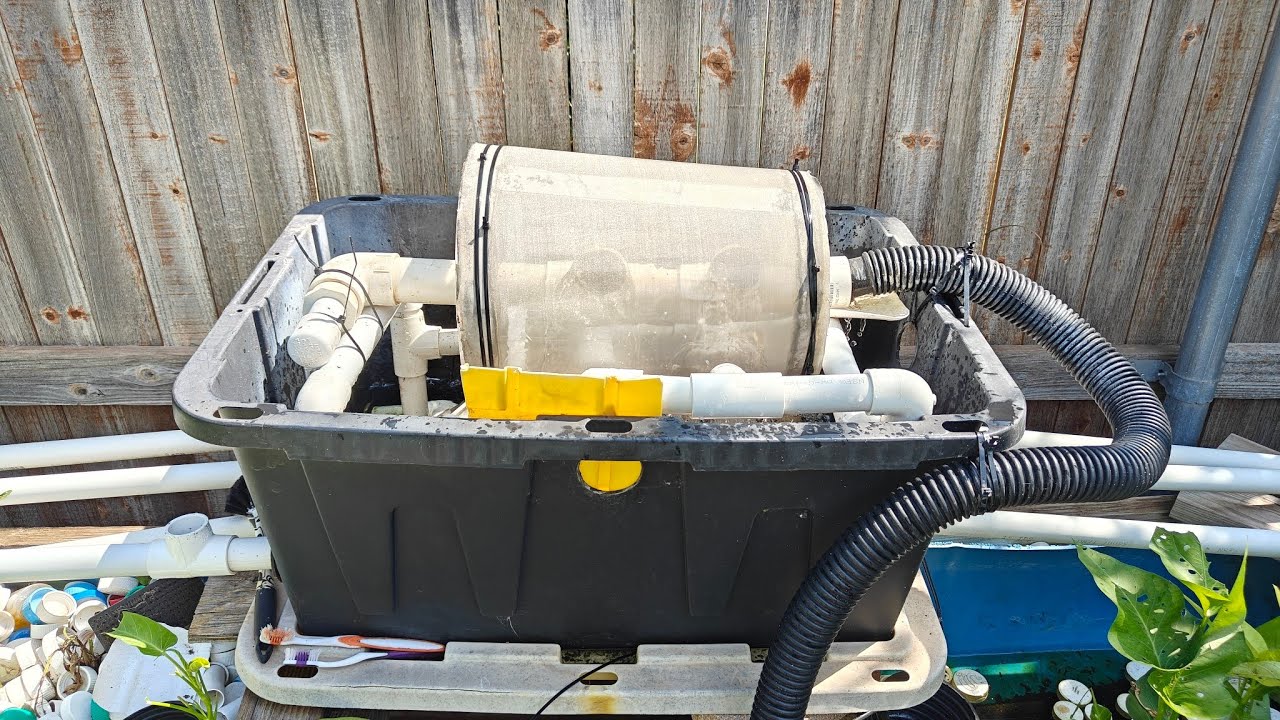 SUPER SIMPLE SELF CLEANING DIY DRUM FILTER 