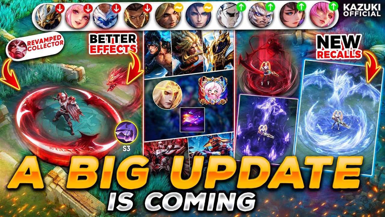 BIG UPDATE: 4 SKIN REVAMPS | NEW RECALLS | NEW ASSTES | REVAMP HEROES & MANY MORE