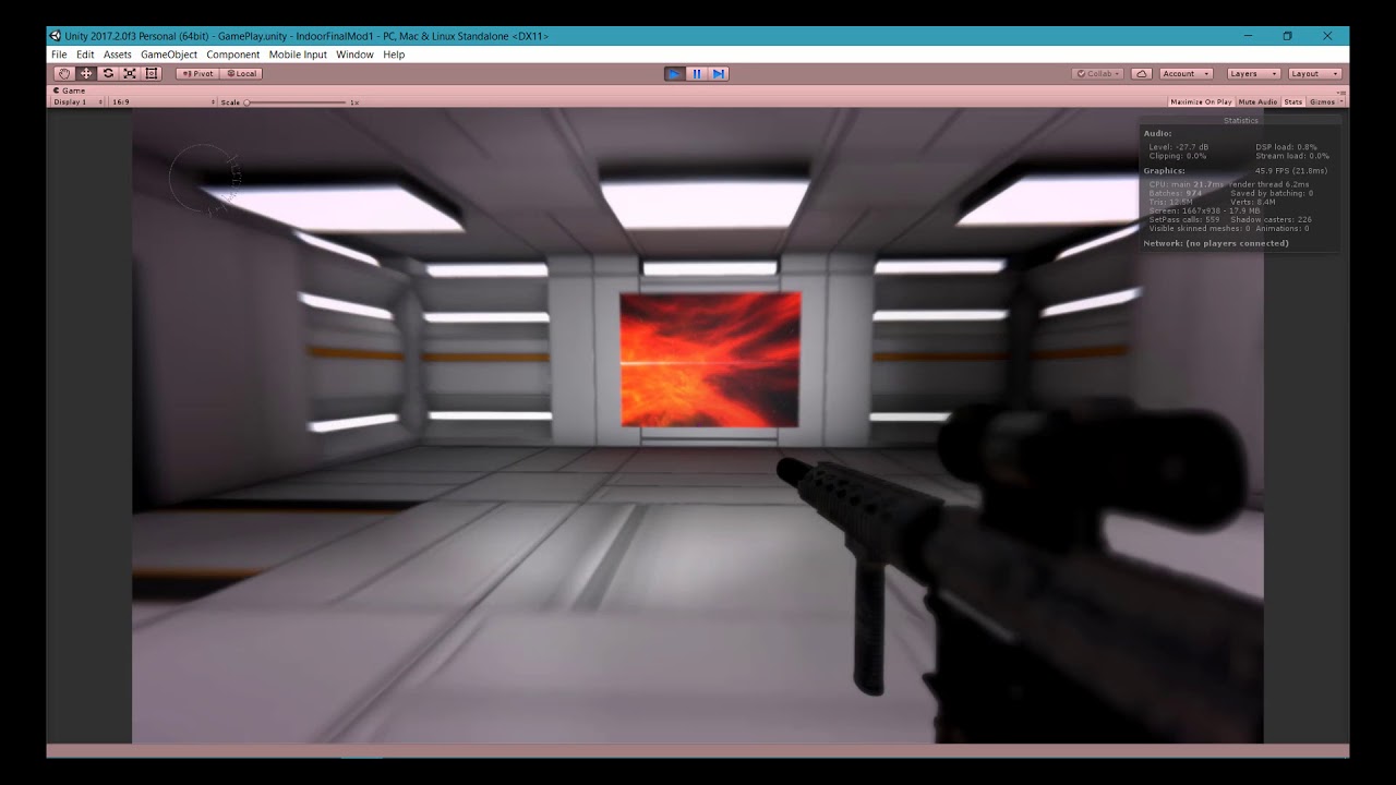 FPS game demo made with Unity 2017.2