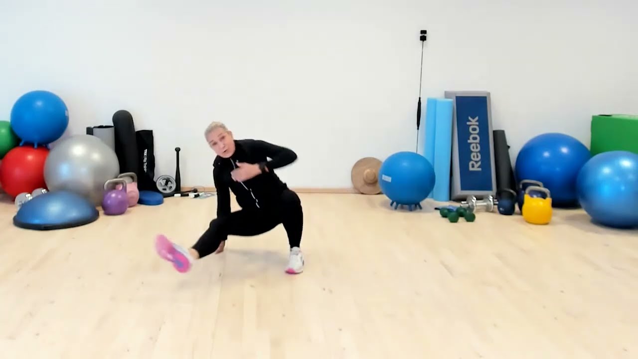 Planke lunge kick through | Core combo plus mobility