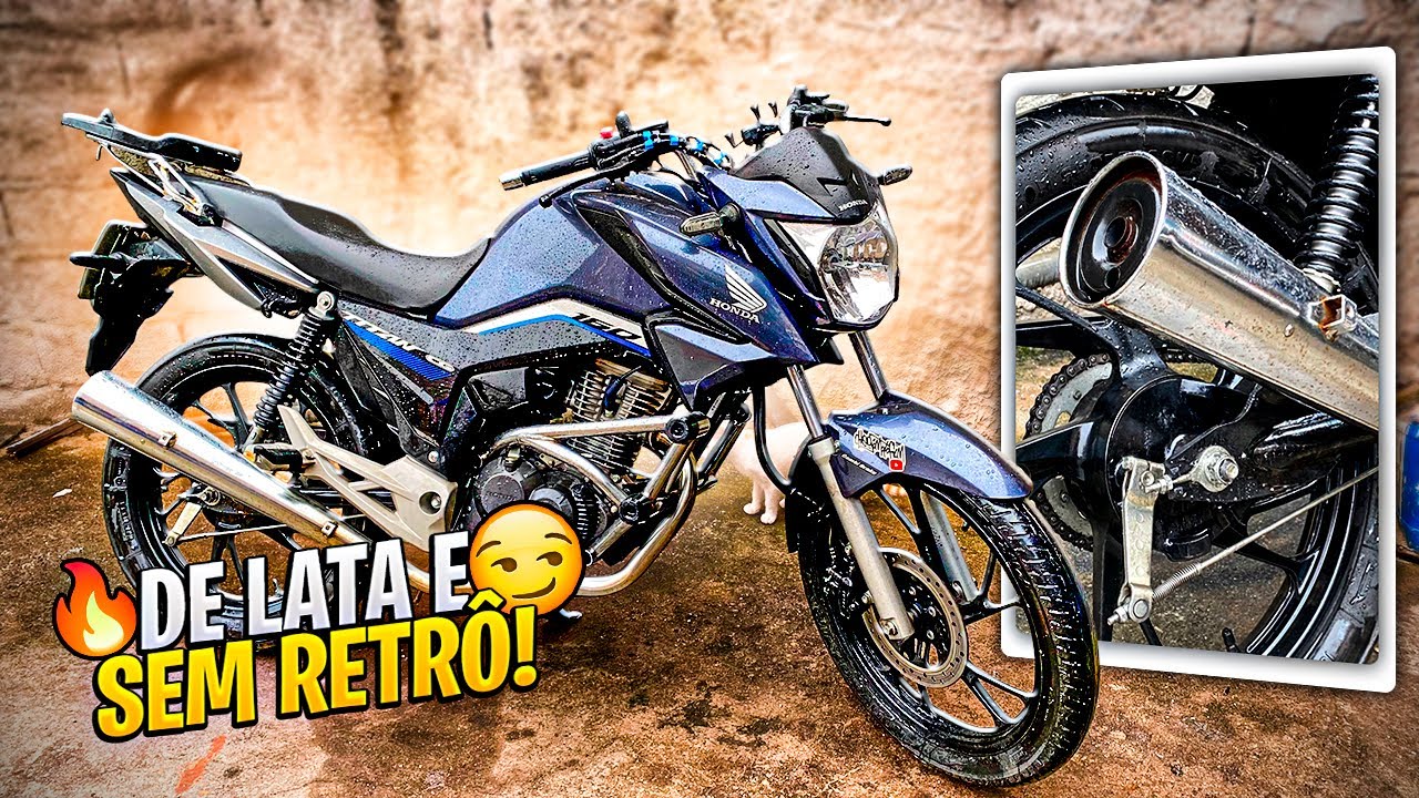 POLIMET DE LATA E SEM RETRO A TITAN 160 2023 😏🔥