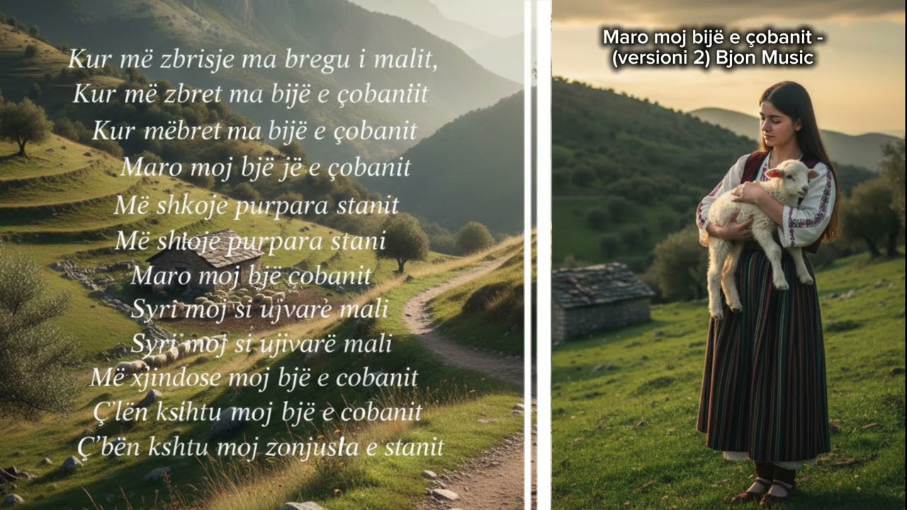 Maro moj bijë e çobanit - (versioni 2)Bjon Music #popullorejugu 