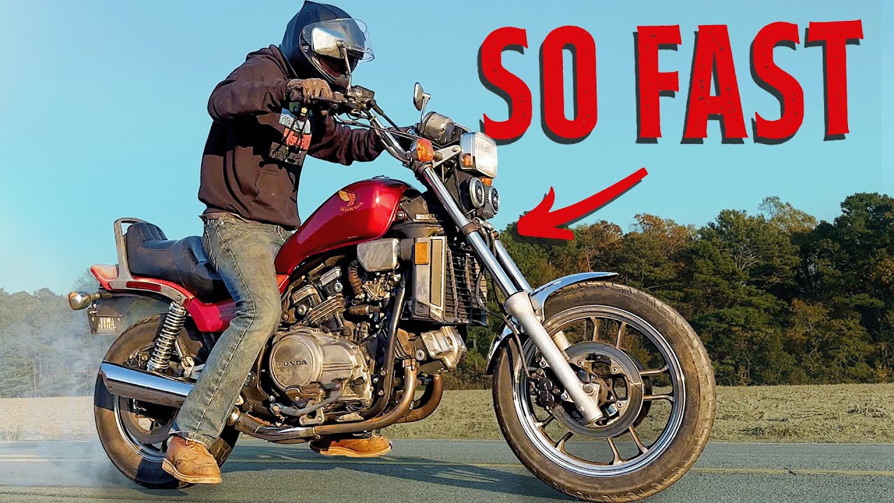 RAW 1980's POWER!!! | V65 HONDA MAGNA