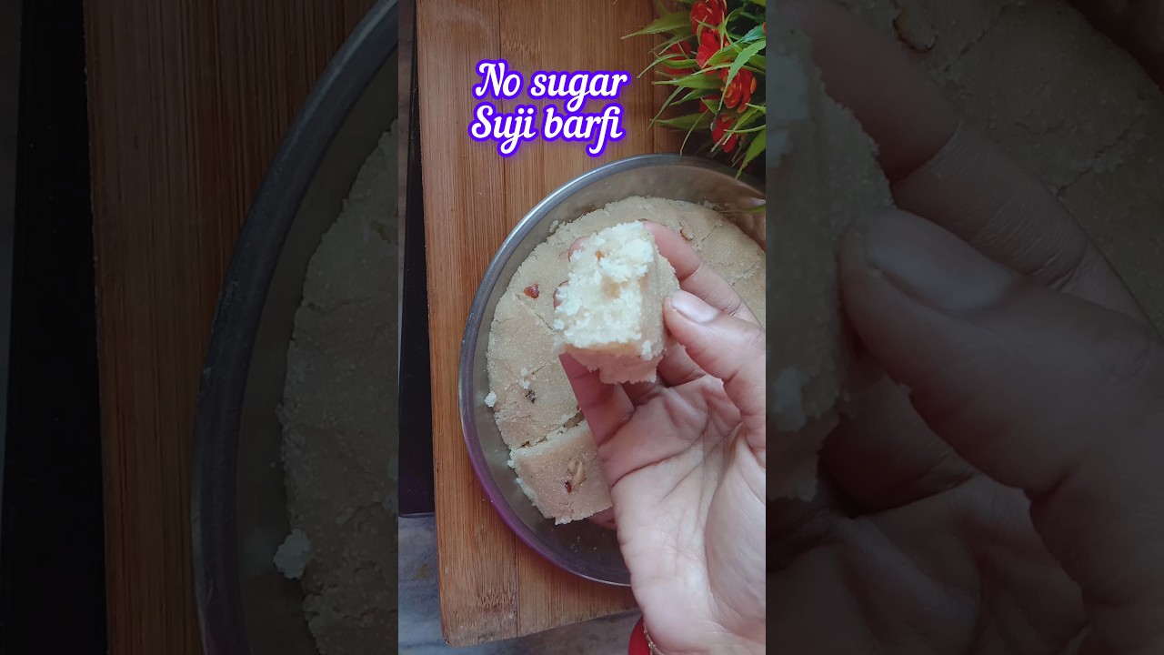 Holi ki mithai recipe#No sugar Suji Barfi #holi sweet suji barfi #easy suji barfi recipe🎉happy holi😍