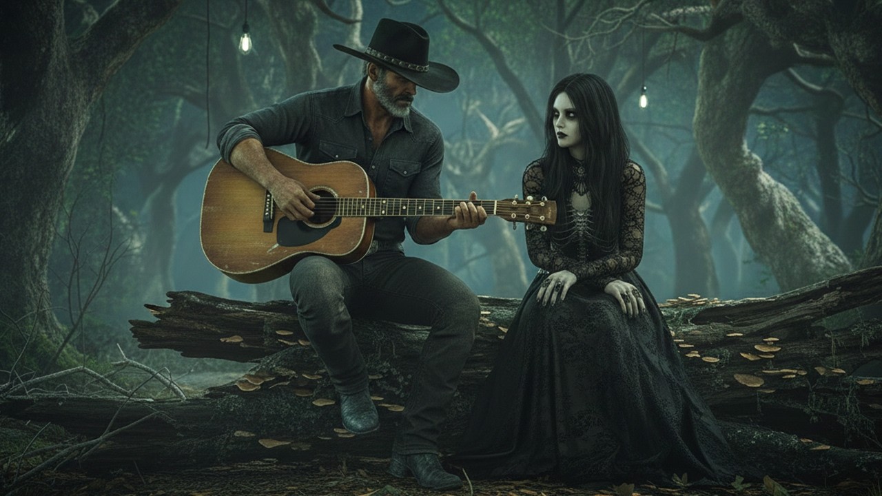 Corazón de Hielo ❄️ Bajo la Luna Negra 🎸 Música Dark Country en Español