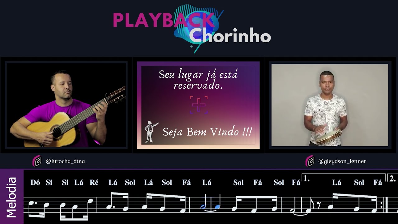 Carinhoso - Playback Violão e Pandeiro