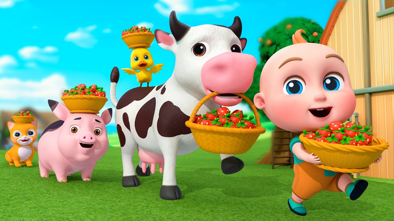 マクドナルドじいさんの牧場 - 農場の歌 | Old MacDonald Had A Farm - Farm Song | 子供の歌と童謡 | こどものうた | Pulka - 子どもの童謡