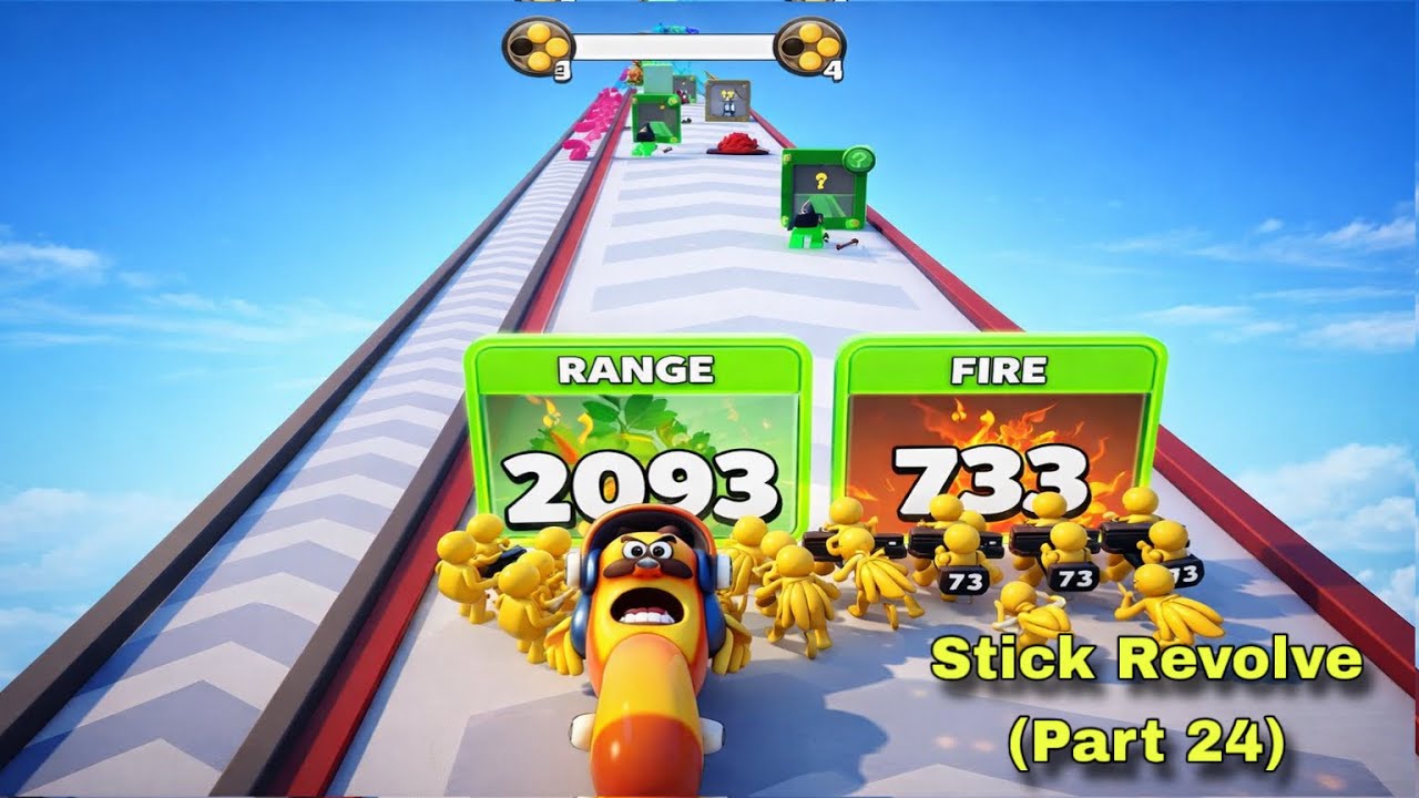 Stick Revolve - All Levels Gameplay Pop Pi (Part 24)