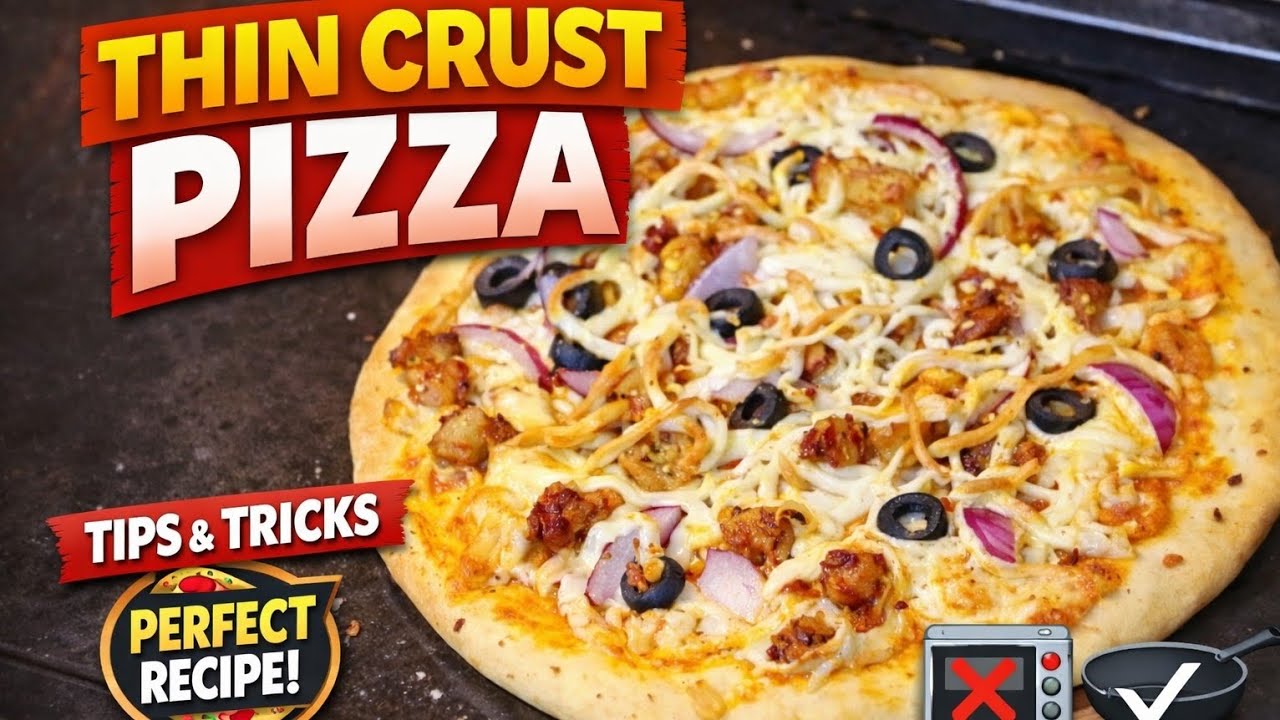Thin Crust Pizza 🍕with Special Topping Prep😍 | Easy & Budget Friendly🤩😘