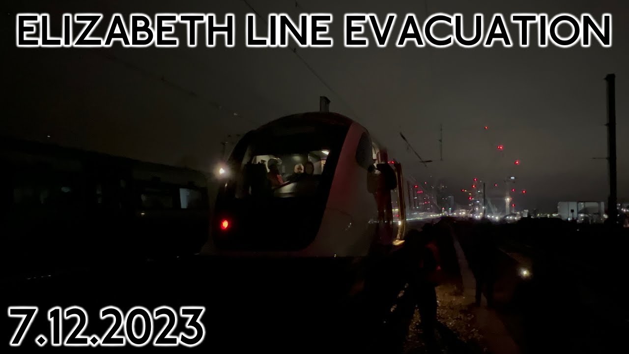 Elizabeth Line Evacuation - Passenger's POV - 7/12/2023