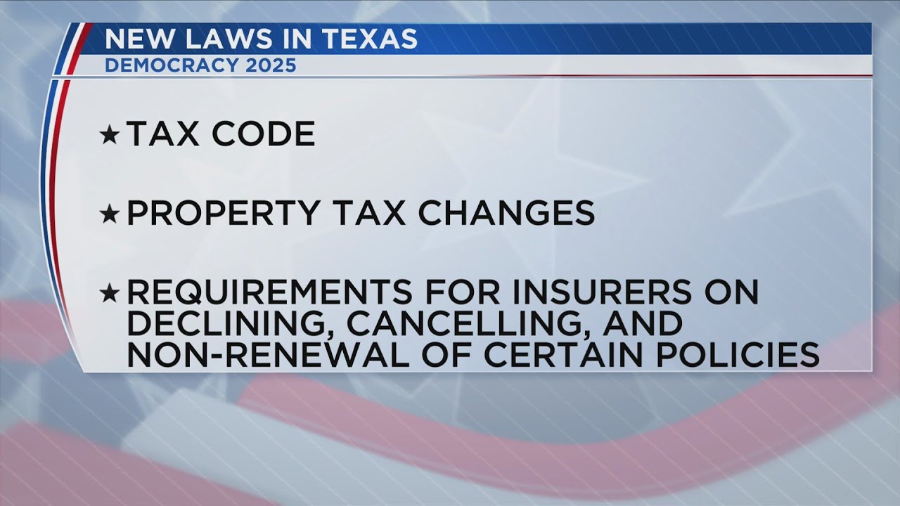 New Texas laws taking effect in 2026