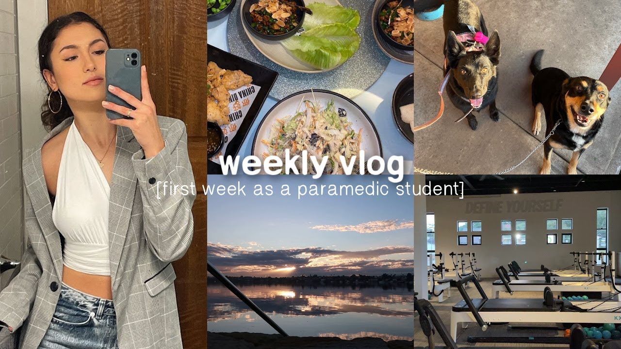 first week of university vlog (study with me as a paramedic student!) 🚑